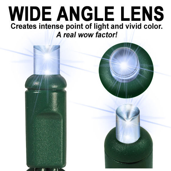 17 ft. String Lights - (50) Wide Angle LEDs - COOL WHITE Image