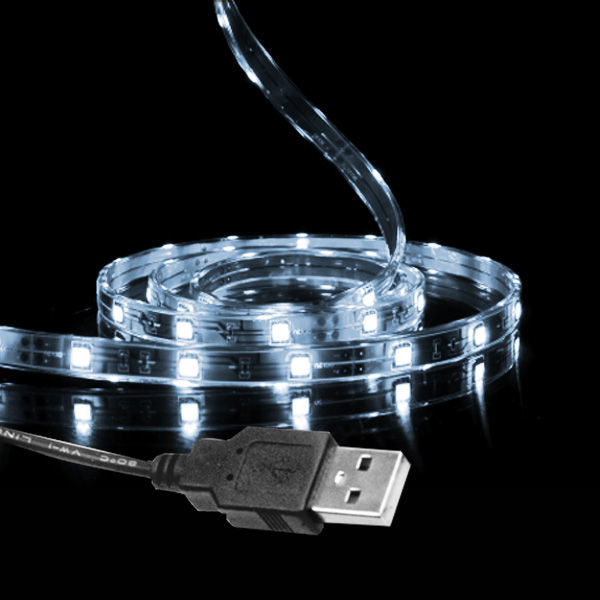 USB LED Tape Light - Cool White Image