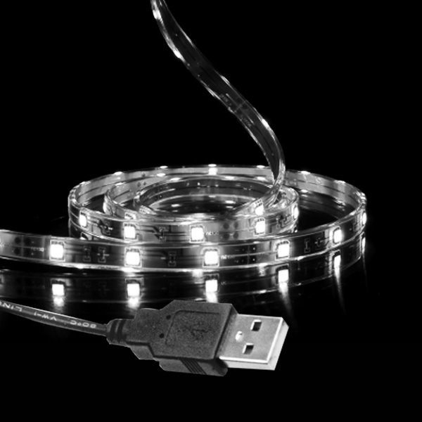 USB LED Tape Light - Stark White Image