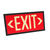 Single Face - Photoluminescent Exit Sign - Red Thumbnail