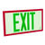 Double Face - Photoluminescent Exit Sign - Green Letters Thumbnail