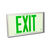 Double Face - Photoluminescent Exit Sign - Green Letters Thumbnail