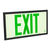 Single Face - Photoluminescent Exit Sign - Green Letters Thumbnail