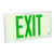 Single Face - Photoluminescent Exit Sign - Green Letters Thumbnail
