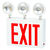 FireHorse NYC Combo Exit Sign - 3 Adjustable Lamp Heads Thumbnail