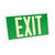 Single Face - Photoluminescent Exit Sign - Green Thumbnail