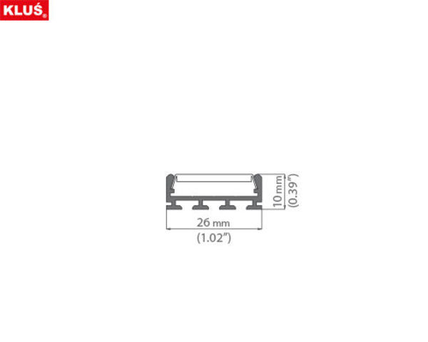 6.56 ft. Anodized Aluminum GIZA Drywall Channel Image
