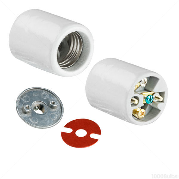 Keyless Socket - Porcelain - Medium Base Image