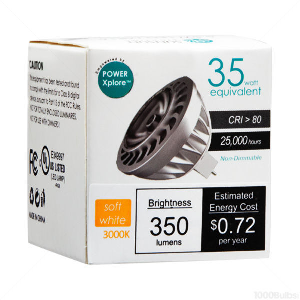 5.5 Watt - LED - MR16 - 35 Watt Equal Image