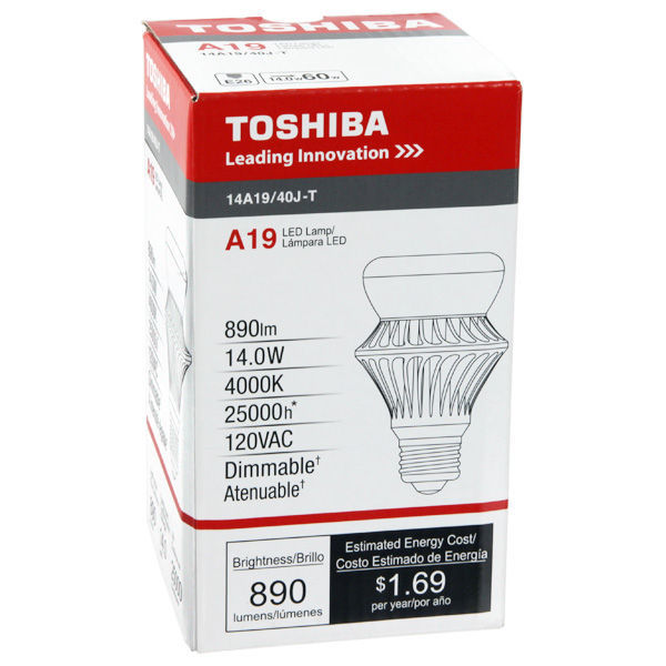 Dimmable LED - 14 Watt - A19 - 60 Watt Equal Image