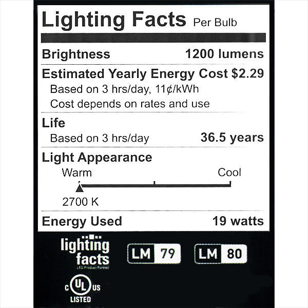 LED - PAR38 - 19 Watt - 1200 Lumens Image