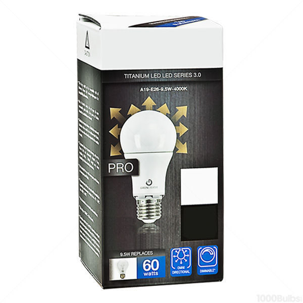 Dimmable LED - 9.5 Watt - A19 - 60 Watt Equal Image