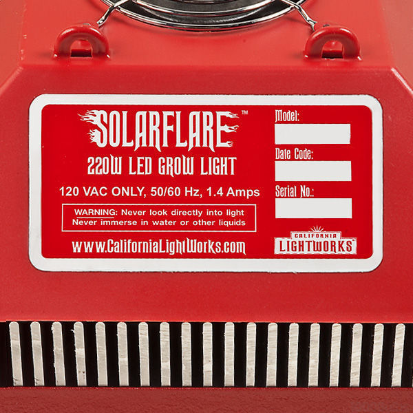 SolarFlare FullCycle 220 LED Grow Light Image