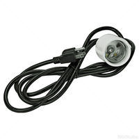 All System Cord Set for Compact Fluorescents - Vertical Hanging - 6KV Mogul Socket Base - 8 foot Power Cord - Hydrofarm CS53521