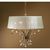 Uttermost 21246 - Crystal Leaf Chandelier Thumbnail