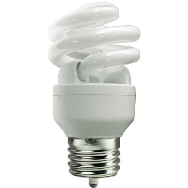T2 Spiral CFL - 10 Watt - 40W Equal - 4100K Cool White Image