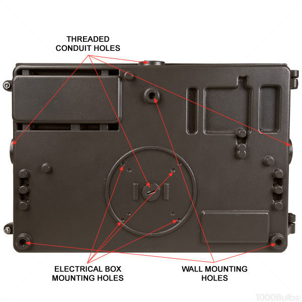 40 Watt - LED - Wall Pack - 100W Equal Image