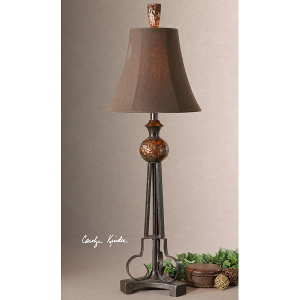 Uttermost 29955 - Hammered Bronze Buffet Lamp Image