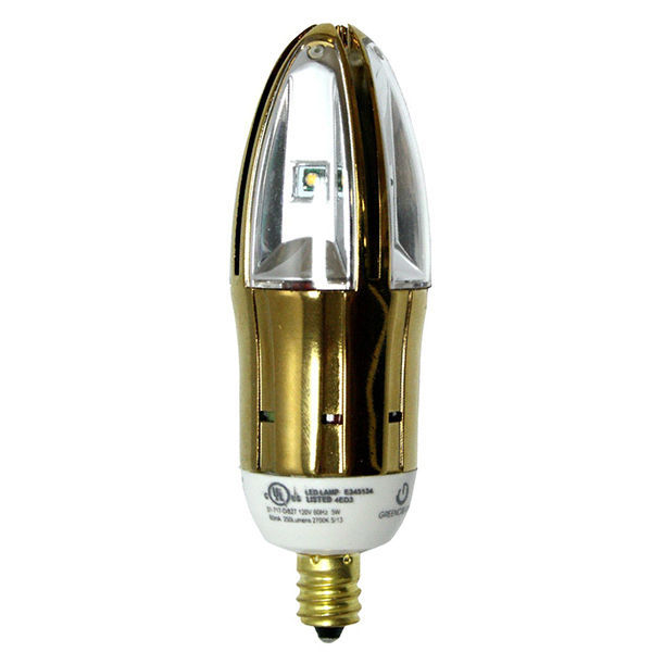 LED Chandelier Bulb - 5W - 250 Lumens Image