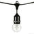 48 ft. Patio String Lights - G16 - Black Wire - 15 Sockets Thumbnail