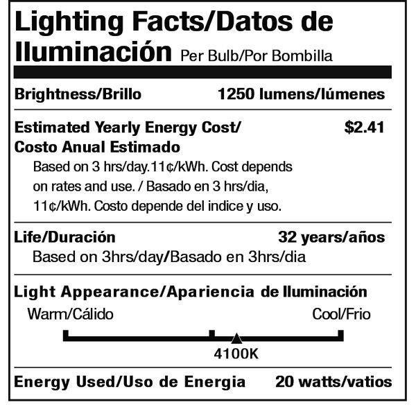 LED - PAR38 - 20 Watt - 1250 Lumens Image