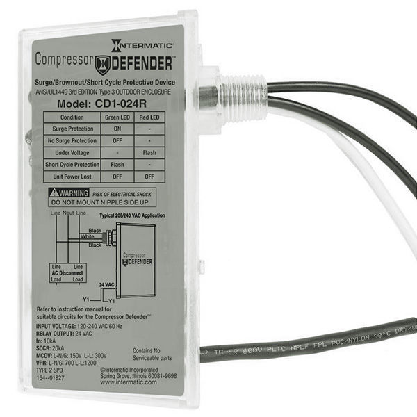 Intermatic CD1024R HVAC Compressor Surge Protector