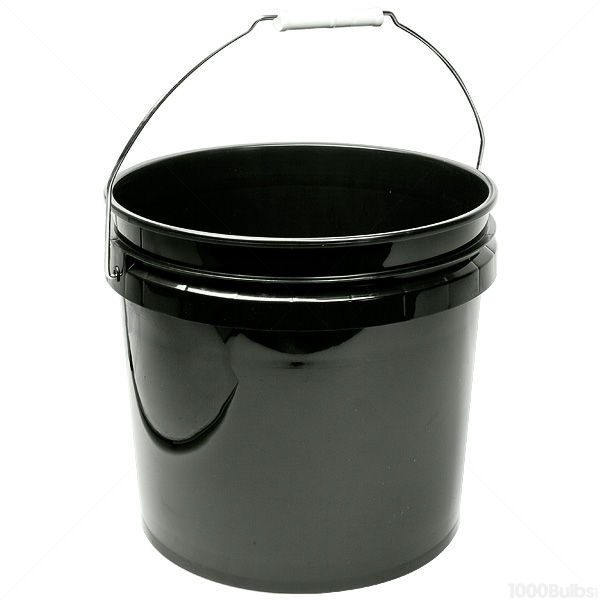 Black Bucket - 3 gal. Image