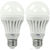LED A19 - 7.5 Watt - 40 Watt  Equal - Daylight White - 2 Pack Thumbnail