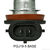 H965 - H9 Headlight Lamp - 65 Watt Thumbnail