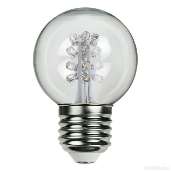 LED - 0.7 Watt - G50 Clear Globe - 2 in. Diameter Image