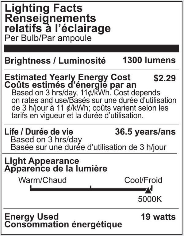 Lighting Science LS38120WECWFL120 - Dimmable LED - 19 Watt - PAR38 Image