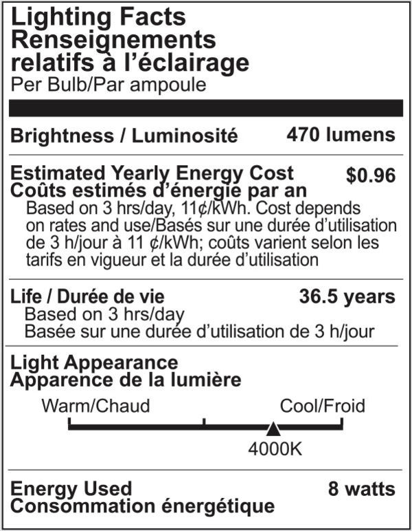 LED - PAR20 - 8 Watt - 470 Lumens Image