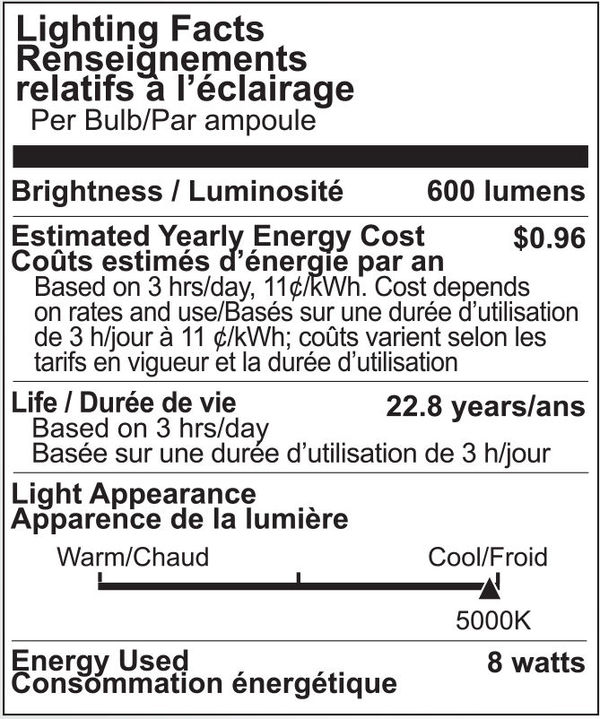 LED BR20 - 8 Watt - 600 Lumens Image