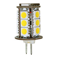 20W Halogen Equal - Bi-Pin Bulb - 360 Degree Beam Angle - 12 Volt DC Only - 50,000 Life Hours