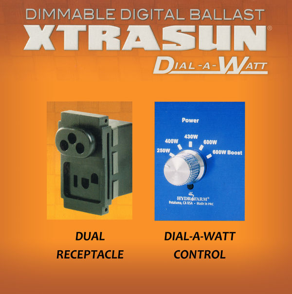 600 Watt - Xtrasun Digital Ballast - Powers Multiple Wattages Image