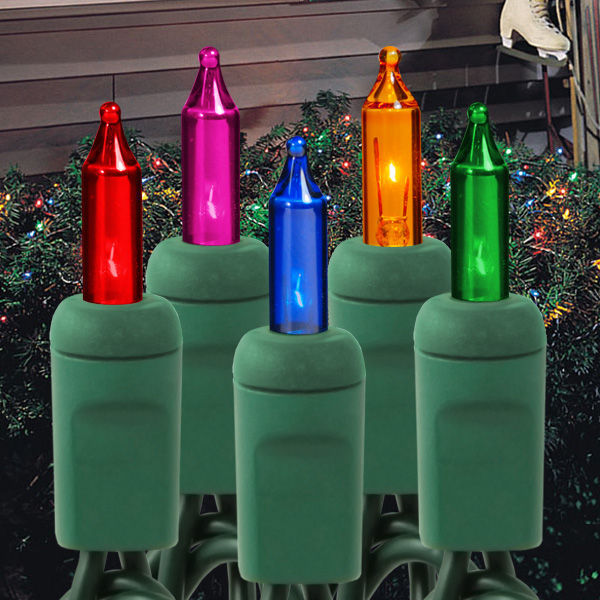 Multi-Color Net Lights - 150 Bulbs - Green Wire Image