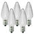 25 Pack - C7 - LED - Cool White - Faceted Finish Thumbnail