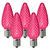 25 Pack - C9 - LED - Pink - Faceted Finish Thumbnail