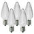 25 Pack - C9 - LED - Cool White - Faceted Finish Thumbnail