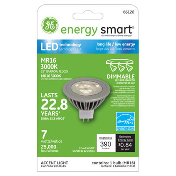 GE 66126 - 7 Watt - LED - MR16 - 35 Watt Equal Image