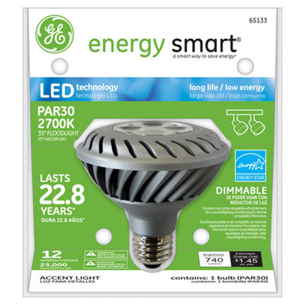 GE 65133 - Dimmable LED - 12 Watt - PAR30 - Short Neck Image
