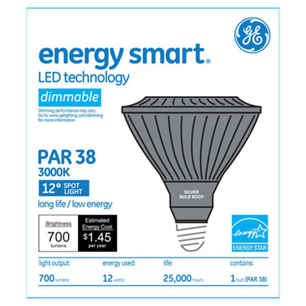 GE 66111 - Dimmable LED - 12 Watt - PAR38 Image