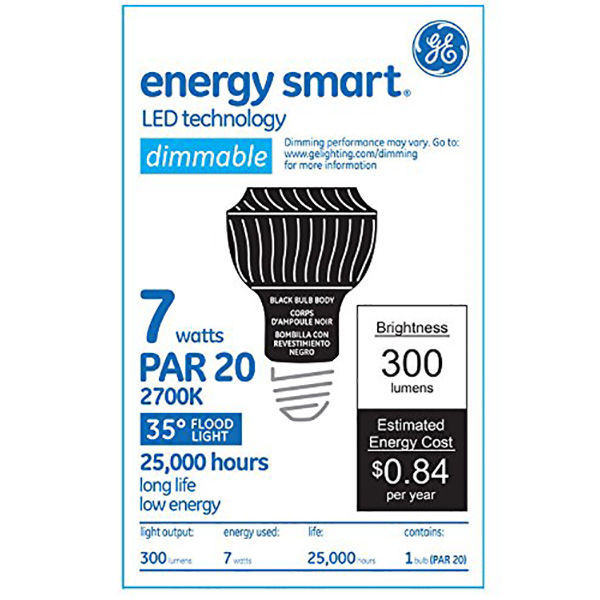 GE 63696 - Dimmable LED - 7 Watt - PAR20 Image