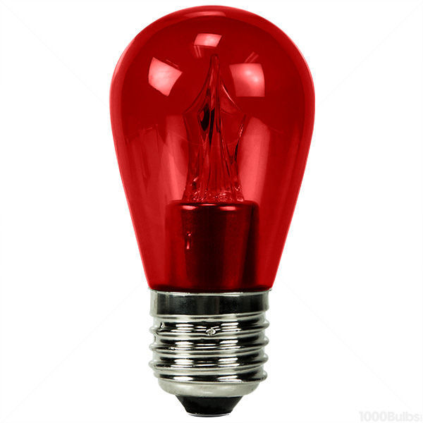 2 Watt - Dimmable LED - S14 - Red Image
