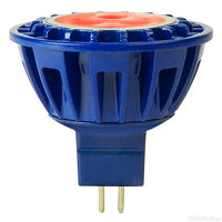 230 Lumens - 4 Watt - LED MR16 Lamp - Red - 20 Watt Equal - 15 Deg. Spot - 8-25 Volt - PLT Solutions - PLT MR16 4 RED 15