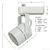 Nora NTL-203W - Cylinder Low Voltage Track Fixture - White Thumbnail