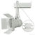 Nora NTL-208W - Barndoor Low Voltage Track Fixture - White Thumbnail
