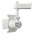 Nora NTL-208W - Barndoor Low Voltage Track Fixture - White Thumbnail