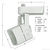 Nora NTL-202W - Cube Low Voltage Track Fixture - White Thumbnail