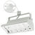 Nora NTF-3218S -  Compact Fluorescent Track Fixture  - Silver Thumbnail